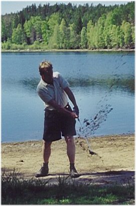 The player on the beach is Johan...